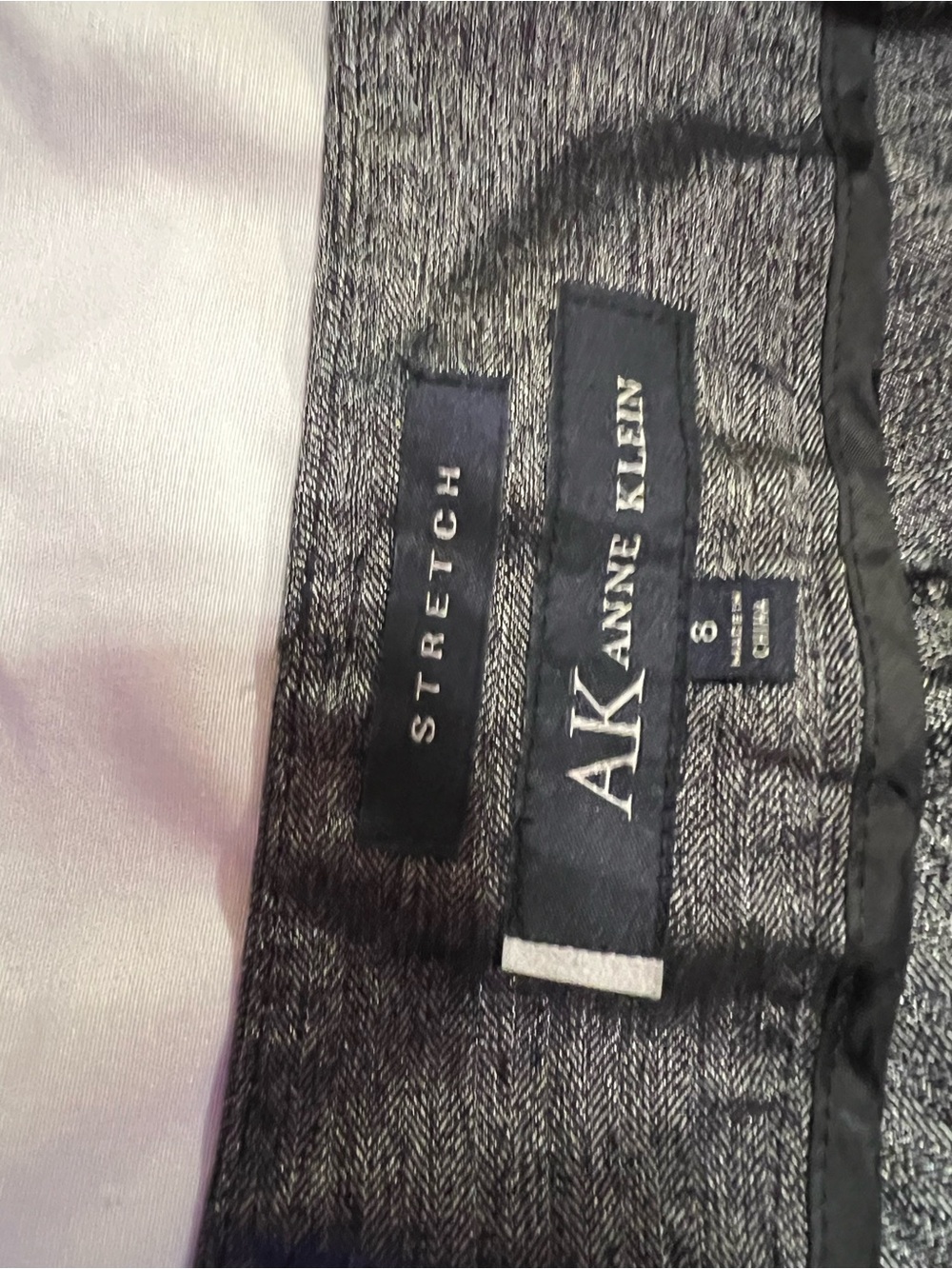 Anne Klein Dark Gray Womens Dress Pants - Picture 3 of 12